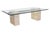 This vintage Artedi coffee table showcases the brand’s iconic balance of sculptural form and refined materials. A thick,...