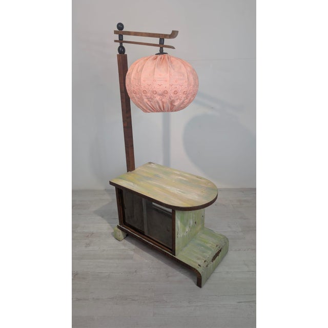 Art Deco Floor Lamp with Table and Bar For Sale - Image 17 of 18