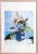 Modern Still Life With Flowers, Christian Dalibert Poster, Signed in Pencil Lower Left For Sale - Image 3 of 3