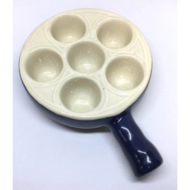 Emile Henry France Escargot Ceramic Bakeware For Sale - Image 4 of 11