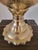 Vintage Hand Painted Brass Side Table Lamp From India For Sale - Image 12 of 16
