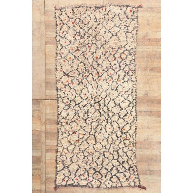 Vintage Azilal Moroccan Rug, 05'05 X 12'06 For Sale - Image 10 of 10