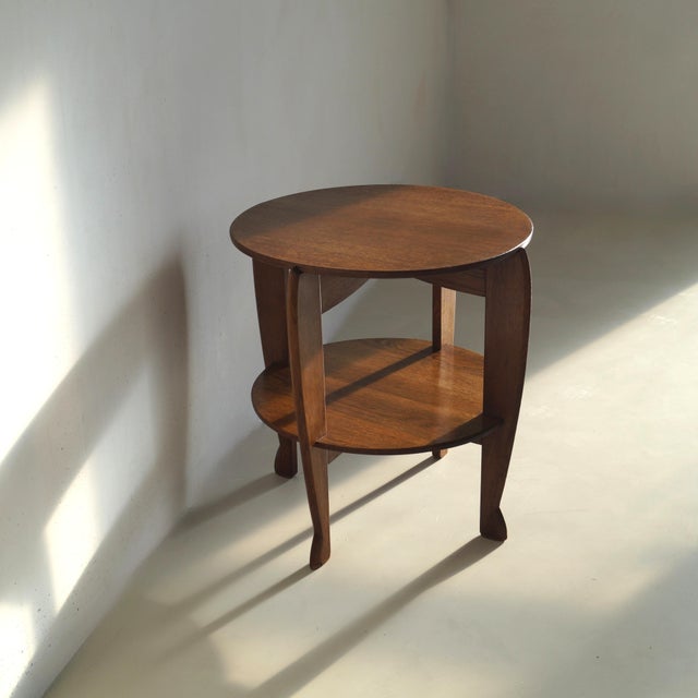 Dutch Art Deco Side Table by P.E.L. Izeren for Genneper Molen, 1920s For Sale - Image 17 of 18