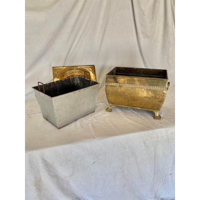 Late 19th Century English Brass Fireplace Box For Sale - Image 12 of 12
