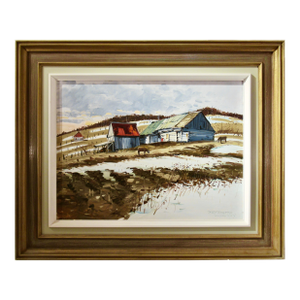 Terry Tomalty Les Eboulements 1981 Painting