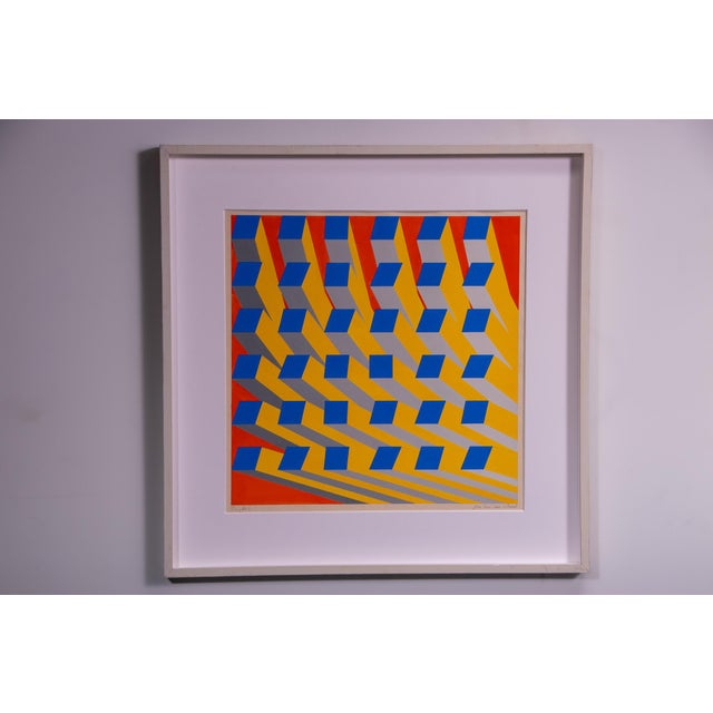 Jan Van Den Abbeel, Projekt S, 1975, Gouache on Paper, Framed For Sale - Image 11 of 11