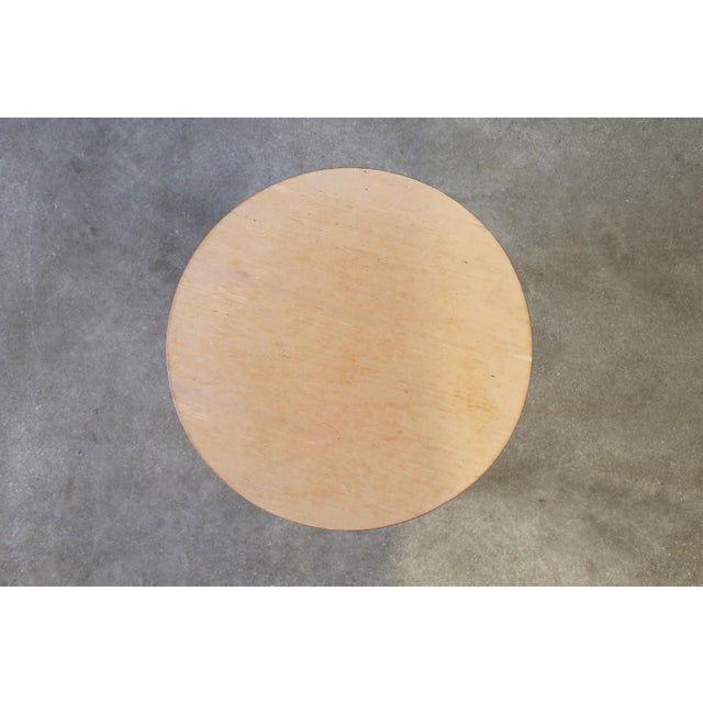 Brown Mid Century Modern 1950s Jens Risom Style Birch Table With Splay Legs For Sale - Image 8 of 10