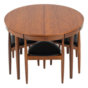 Roundette Dining Set by Hans Olsen for Frem Rojle, 1950s, Set of 7