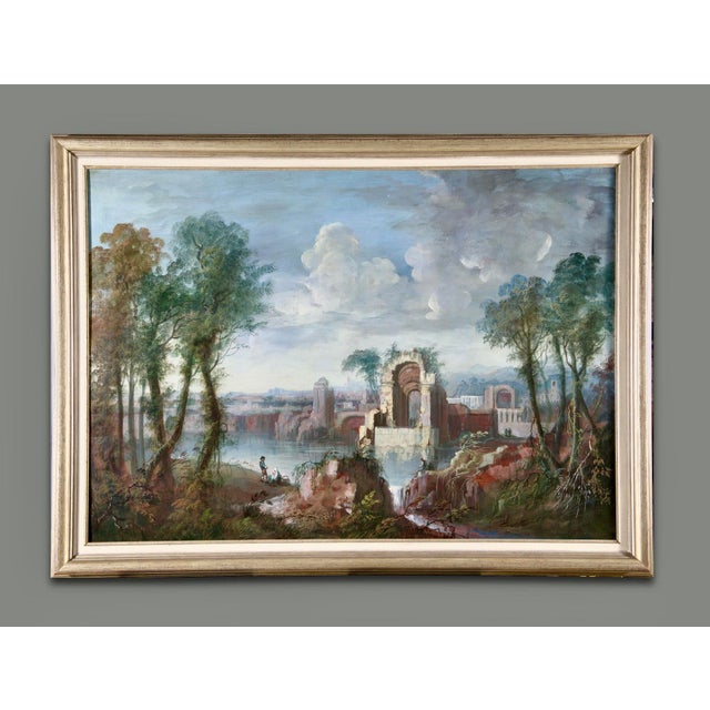 Maria Luigia Raggi, 18th Century Italian Capriccio Landscape Painting For Sale - Image 13 of 13