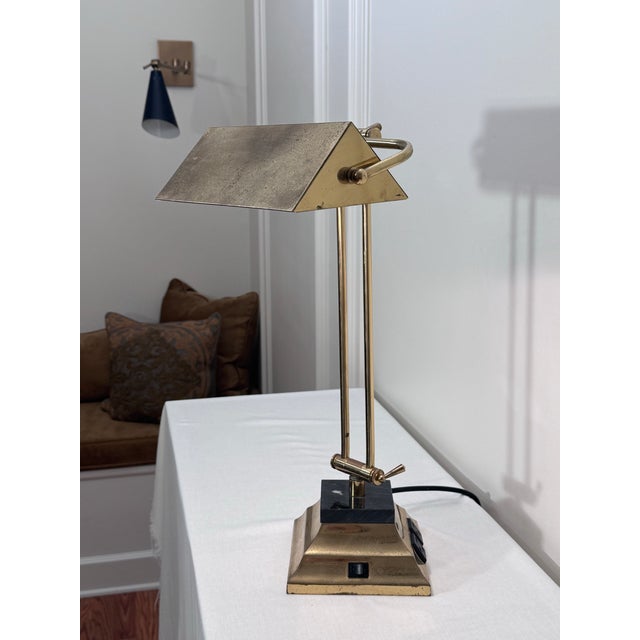 This vintage desk tabletop lamp exudes a classic, traditional look, yet transitional to fit into various decor styles such...