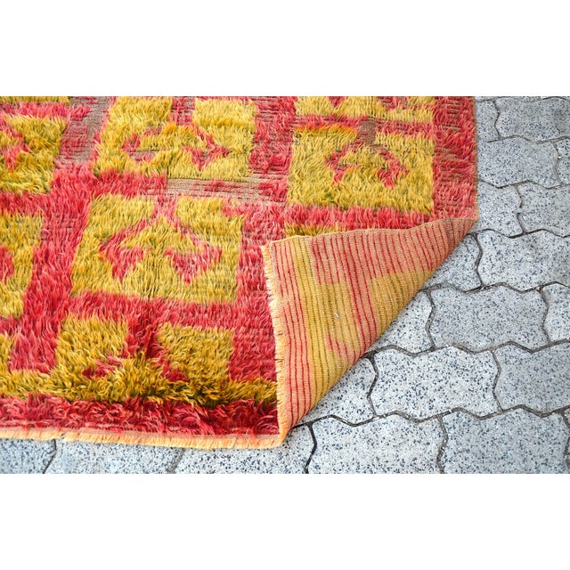Turkish 1960s Turkish Vintage Handmade Tülü Rug For Sale - Image 3 of 11