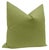 Contemporary 20" Olive Classic Linen Pillows - a Pair For Sale - Image 3 of 4