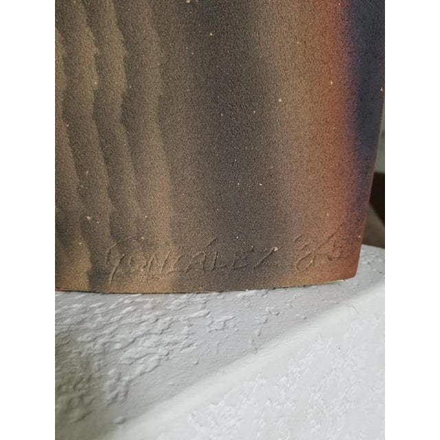 1985 Ceramic Vessel Sculpture by Crispin Gonzales For Sale - Image 11 of 13