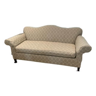 18th Century English Camelback Sofa For Sale