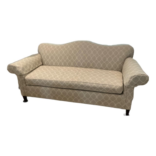 18th Century English Camelback Sofa For Sale