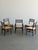 Minimal Mid Century Oak Dining Chairs - Set of 5 For Sale In Los Angeles - Image 6 of 12
