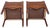 Antique Georgian Revival Mahogany Bedside Tables, 1950s, Set of 2 For Sale - Image 10 of 12
