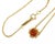 Metal Tiffany & Co. Citrine 18k Yellow Gold Solitaire Pendant Necklace For Sale - Image 7 of 10