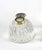 Antique Rococo Style Dome-Shaped Crystal and Brass Inkwell For Sale - Image 4 of 6