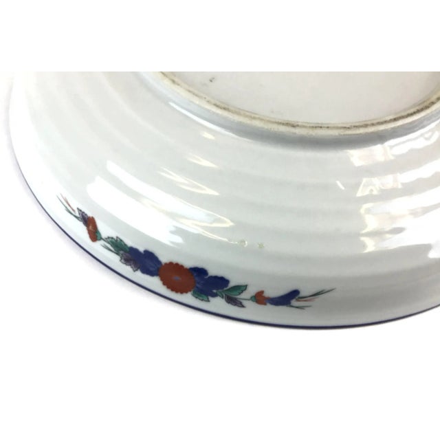 Blue Vintage Japanese Artisan Decorative Bowl For Sale - Image 8 of 12