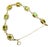8 Carat Genuine Natural Peridot Tennis Bracelet 14 Karat Yellow Gold 14.7 Gram For Sale
