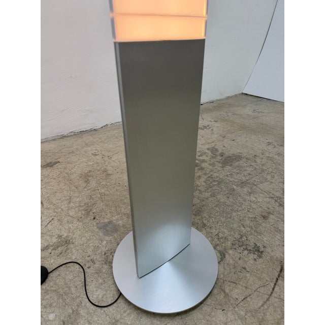 QisDesign Piano White Led Totem Floor Lamp, 2000s For Sale - Image 12 of 12