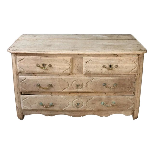 A Louis XV Style Oak Commode For Sale