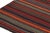 1950s Vintage Persian Jajim Bidjar Kilim in Polychromatic Stripes - by Rug & Kilim For Sale - Image 5 of 8