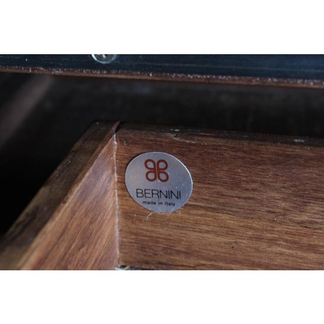 Brown Vintage Sideboard in Walnut by Silvio Coppola for Bernini, 1960s For Sale - Image 8 of 11