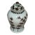 Ethan Allen Porcelain Temple Jar Featuring a Brown Bamboo Motif For Sale