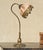 Vintage Bronze Swan-Neck Lamp from Le Dauphin, 1976 For Sale - Image 10 of 18
