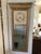 Glass Gilt Wood Clock and Mirror Long For Sale - Image 7 of 7