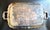 Vintage Plate Silver Serving / DrinksTray W/Handles For Sale - Image 10 of 10