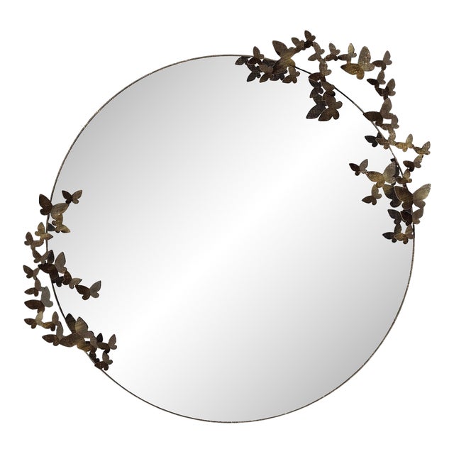 Butterfly Mirror Lighter Version Wall Mirror For Sale