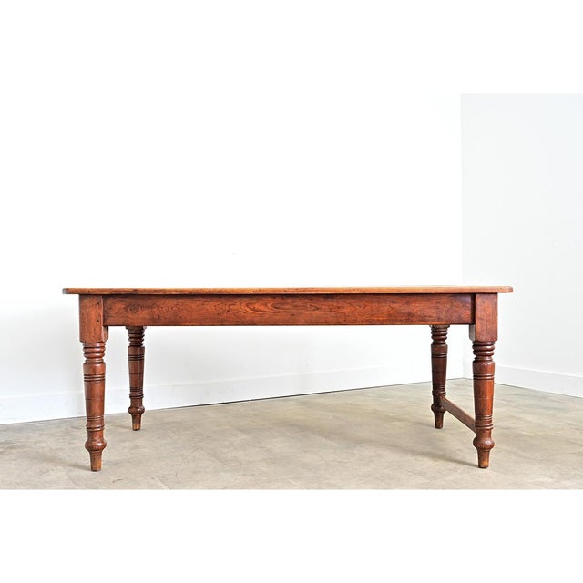 English 19th Century Pine Farmhouse Table For Sale - Image 12 of 12