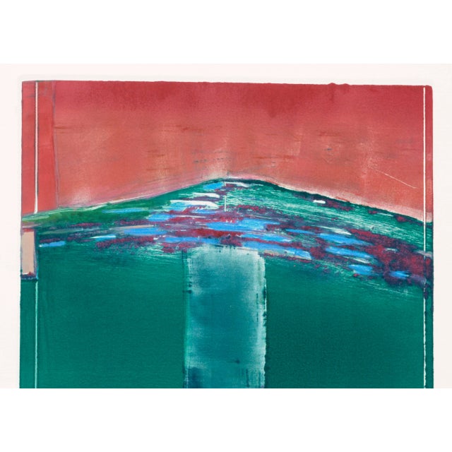 Abstract "Under the Mountain" - Modern Abstract Lithograph by Fran Ciscus For Sale - Image 3 of 6