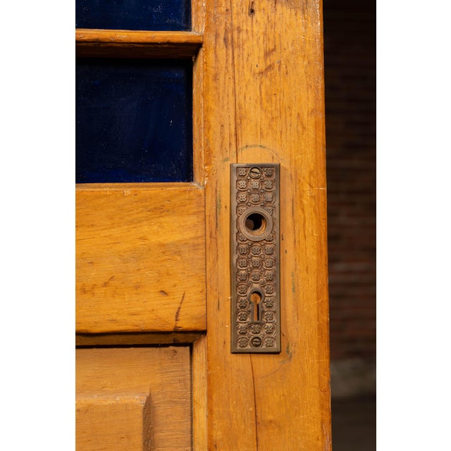 Mid 20th Century Salvaged Filling Station Ladies Restroom Door For Sale In Chicago - Image 6 of 11