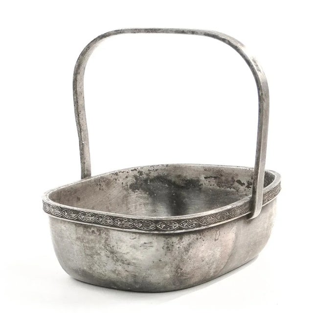 Art Deco Fruit Basket from Norblin, Poland, 1930s For Sale - Image 11 of 12