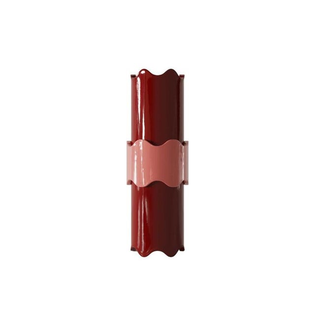Contemporary Malone Wall Light in Ceramic with Glossy Lacquered Finish by Popus Editions For Sale - Image 3 of 12