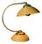 Mid-Century Modern Pencil Reed Rattan Bamboo and Brass Table Lamp, Italy, 1970s For Sale
