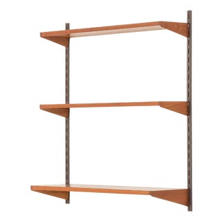 Vintage Danish Teak Shelving Unit by Kai Kristiansen for FM Møbler, 1960s For Sale