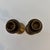 A Pair of Vintage Asian-Style Brass Candlestick Holders For Sale - Image 4 of 4