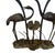American LaBarge Bronze Crane & Lily Pad Glass Top Console Table. u.s.a Late 20th Century For Sale - Image 3 of 10