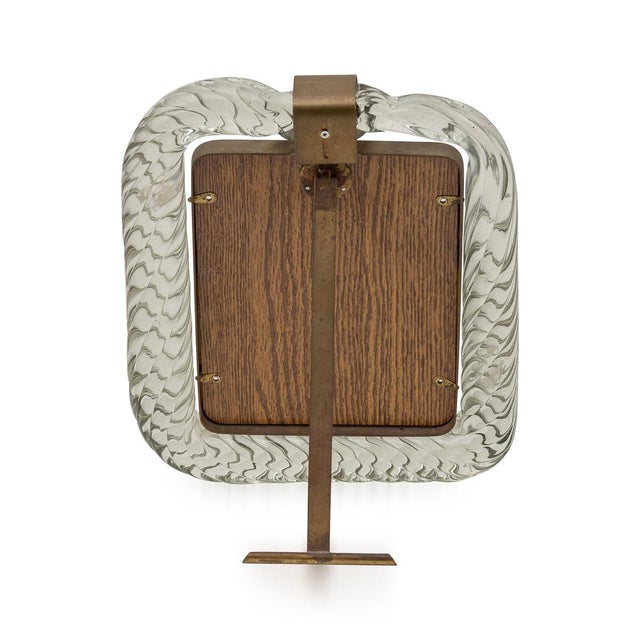 20th Century Italian Venetian Glass Photograph Frame by Paolo Venini attributable to Venini for Venini, 1950s For Sale - Image 9 of 13