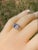 The Kangaroo Island: Antique Platinum Filigree Ring set with Sapphire and Diamonds For Sale - Image 10 of 10