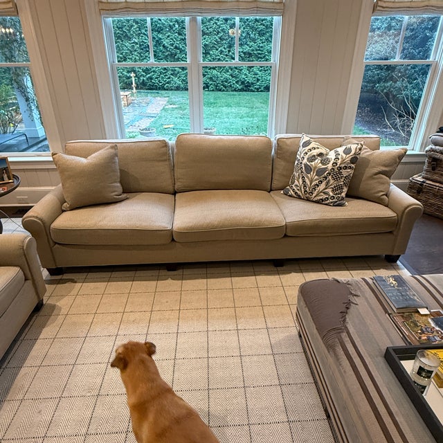 Hickory Chair Furniture Company ,Extra Long Hickory Chair Sofa—two Available For Sale - Image 4 of 16