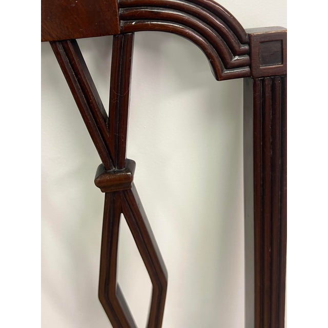 Late 19th Century Ferdinand Keller English Regency Lattice Back Chairs - A Pair For Sale In New York - Image 6 of 10