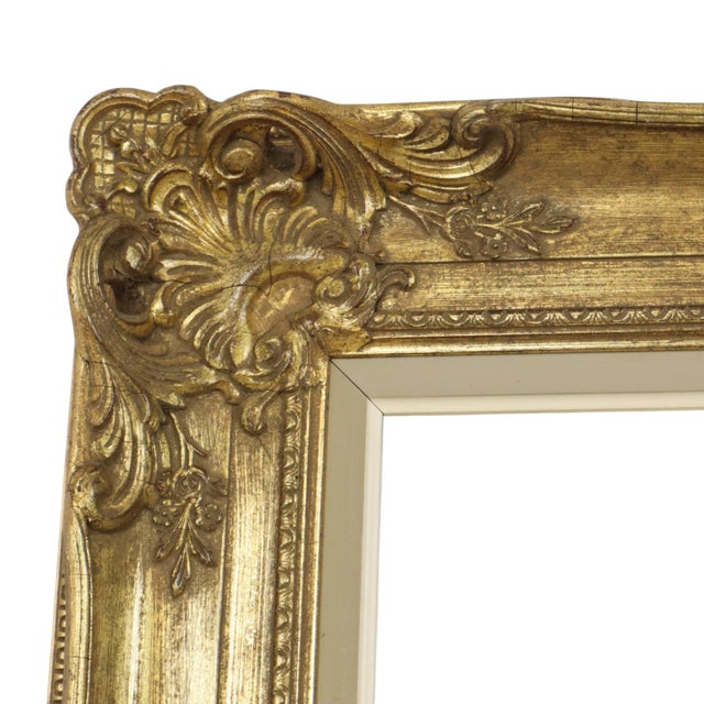 Large Baroque Gilded Frame, 1950s For Sale - Image 9 of 18