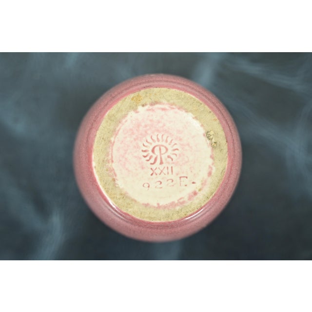 Rookwood Pottery Arts & Crafts Glazed Ceramic Art Pottery Vase, 1922 For Sale - Image 9 of 11
