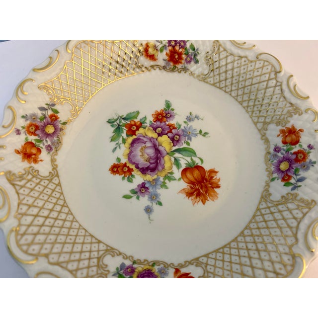 Traditional Schumann Bavaria Dresden Bowl - 1940s For Sale - Image 3 of 9
